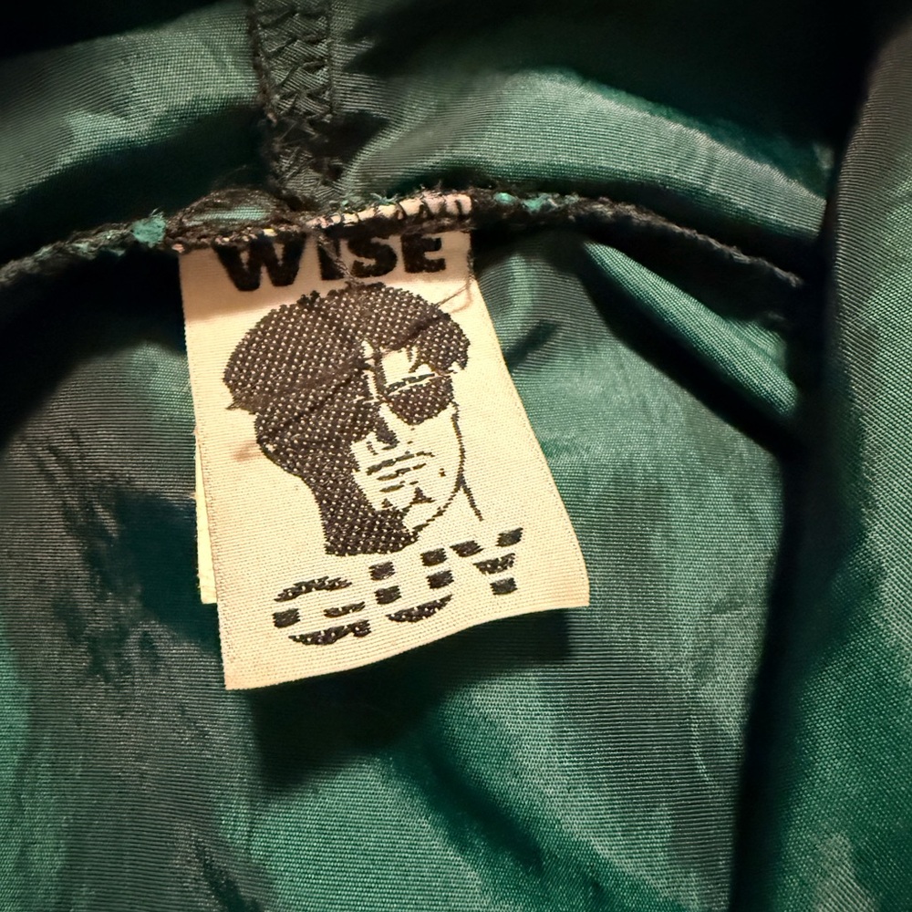Vintage Oakley Mens Blue and Green Windbreaker with hood - Picture 3 of 4